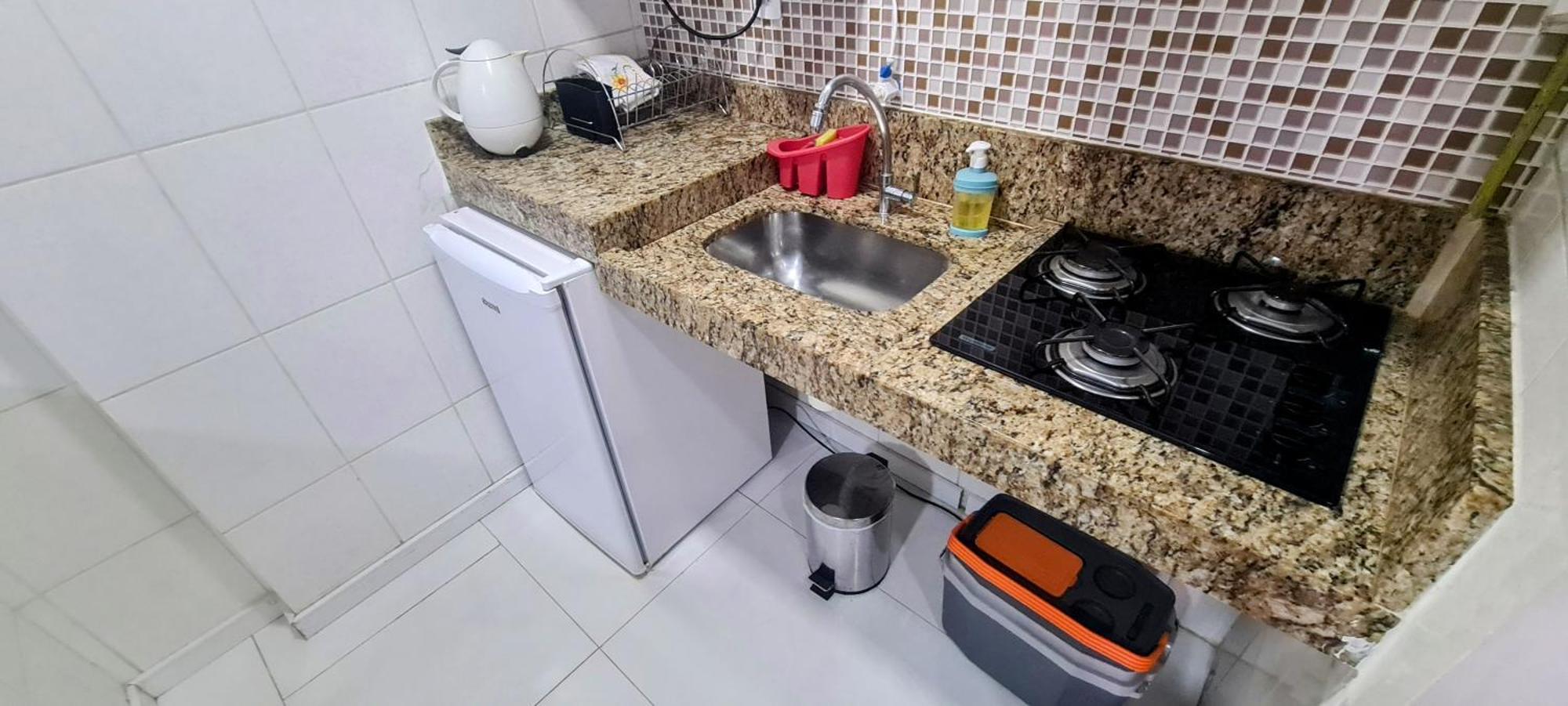 Flat Pasargada 906, Free Bikes, Pe Na Praia Вила-Велья Экстерьер фото